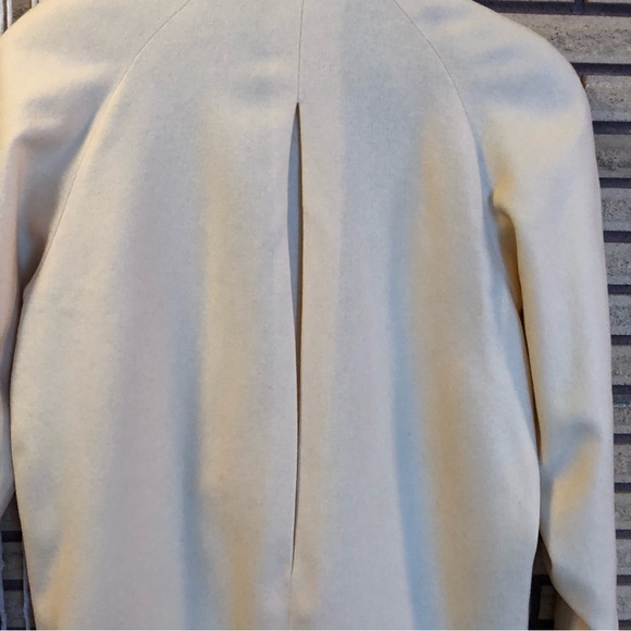 80's Off-White Wool Blazer - Wool Suit Jacket - Size 8 - 10 - 80's Men's Wear - Picture 8 of 10